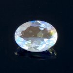 画像1: レインボームーンストーン オーバルカット 6.9x9.2mm (1)