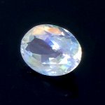 画像2: レインボームーンストーン オーバルカット 6.8x8.9mm (2)