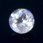 画像1: レインボームーンストーン ラウンドカット 7.4mm (1)