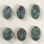 画像1: ルビーＩＮゾイサイト オーバルカボ 18-21mm (1)