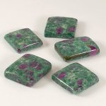 画像2: ルビーＩＮゾイサイト レクタングルカボ 15-20mm (2)