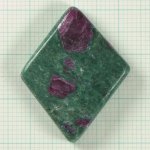 画像1: ルビーＩＮゾイサイト レクタングルカボ 19.8x21.4mm (1)