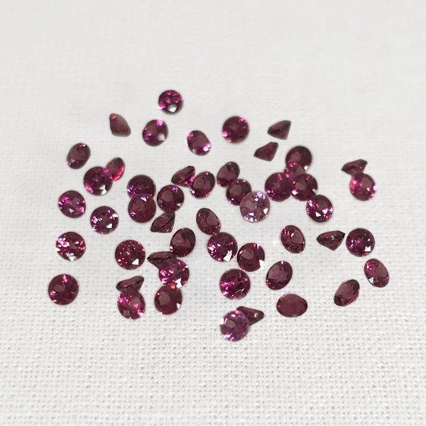 ロードライトガーネット ラウンドカット 3.5mm - アサオ工芸オンライ