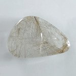 画像1: ルチレイテッドクォーツ ファンシーカボ (1)