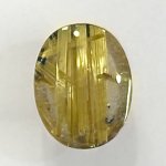画像1: ルチレイテッドクォーツ オーバルバフ 16.5x21.1mm (1)