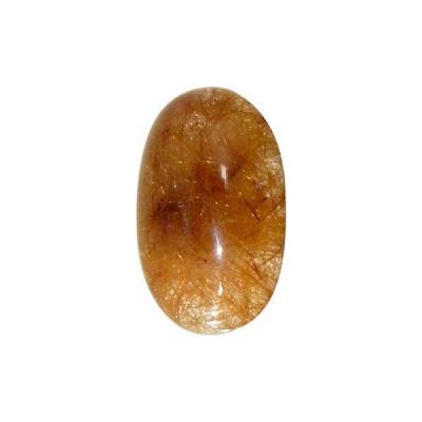ルチルクォーツ　オーバル型 ルチルクォーツ トップ オーバル Lサイズ 天然石 ブラジル産 4月誕生石