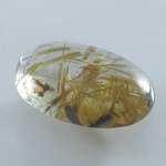 画像2: ルチレイテッドクォーツ オーバルカボ 16.8x23.4mm (2)