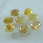 画像2: ルチレイテッドクォーツ オーバルカボ 10x12mm (2)