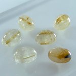 画像2: ルチレイテッドクォーツ オーバルカボ 11x15mm (2)