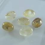 画像2: ルチレイテッドクォーツ オーバルカボ 11x15mm (2)