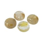 画像2: ルチレイテッドクォーツ ラウンドカボ 12mm (2)