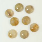 画像1: ルチレイテッドクォーツ ラウンドカボ 12mm (1)