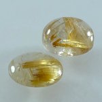 画像2: ルチレイテッドクォーツ オーバルカボ 13x15mm (2)