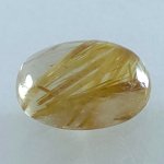 画像2: ルチレイテッドクォーツ オーバルカボ 13x16mm (2)