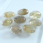 画像2: ルチレイテッドクォーツ オーバルカボ 13x18mm (2)