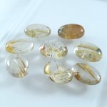 画像2: ルチレイテッドクォーツ オーバルカボ 13x18mm (2)