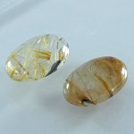 画像2: ルチレイテッドクォーツ オーバルカボ 13x20mm (2)