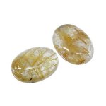 画像3: ルチレイテッドクォーツ オーバルカボ 14x19mm (3)