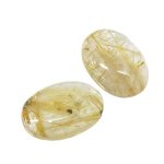 画像3: ルチレイテッドクォーツ オーバルカボ 14x20mm (3)