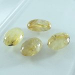 画像2: ルチレイテッドクォーツ オーバルカボ 14x20mm (2)