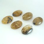 画像2: ルチレイテッドクォーツ オーバルカボ 14x21mm (2)