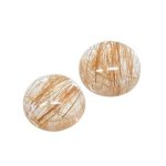 画像2: ルチレイテッドクォーツ ラウンドカボ 15mm (2)