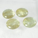 画像2: ルチレイテッドクォーツ ラウンドダブルカボ 16mm (2)