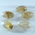 画像2: ルチレイテッドクォーツ オーバルカボ 16x22mm (2)