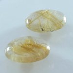 画像2: ルチレイテッドクォーツ オーバルカボ 16x23mm (2)