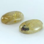 画像2: ルチレイテッドクォーツ オーバルカボ 16x23mm (2)