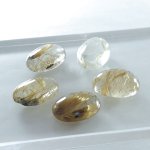 画像2: ルチレイテッドクォーツ オーバルカボ 17x24mm (2)