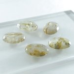 画像2: ルチレイテッドクォーツ オーバルカボ 17x24mm (2)