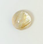 画像1: ルチレイテッドクォーツ ラウンドカボ 18.2mm (1)