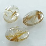 画像2: ルチレイテッドクォーツ オーバルカボ 18x25mm (2)