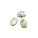画像1: ルチレイテッドクォーツ オーバルカボ 4x6mm (1)