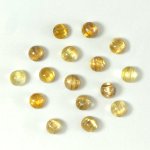 画像2: ルチルクォーツキャッツアイ ラウンドカボ 5mm (2)