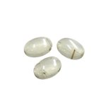 画像1: ルチレイテッドクォーツ(針少) オーバルカボ 6x8mm (1)