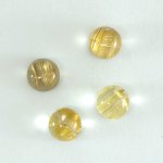 画像2: ルチルクォーツキャッツアイ ラウンドカボ 7mm (2)