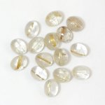 画像1: ルチレイテッドクォーツ オーバルカボ 8x10mm (1)