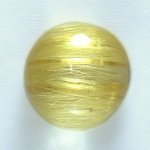 画像2: ルチルクォーツキャッツアイ ラウンドカボ 8.3mm (2)