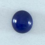 画像1: サファイア オーバルカボ 6.1x6.9mm (1)