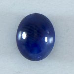 画像1: サファイア オーバルカボ 6.4x7.8mm (1)