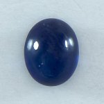 画像1: サファイア オーバルカボ 6.5x8.0mm (1)