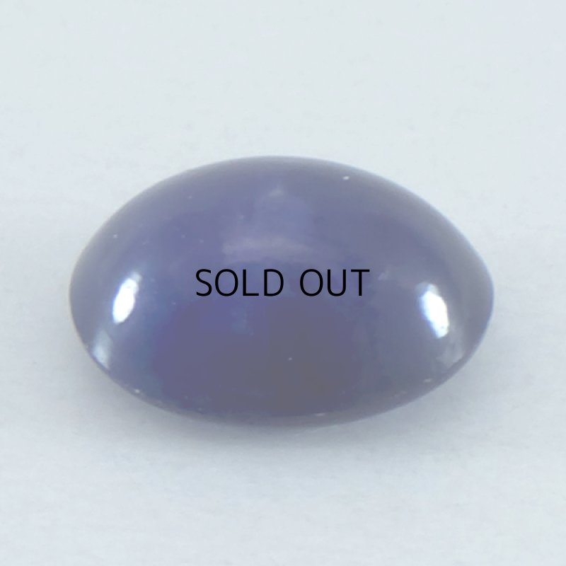 画像2: サファイア オーバルカボ 6.7x8.5mm (2)