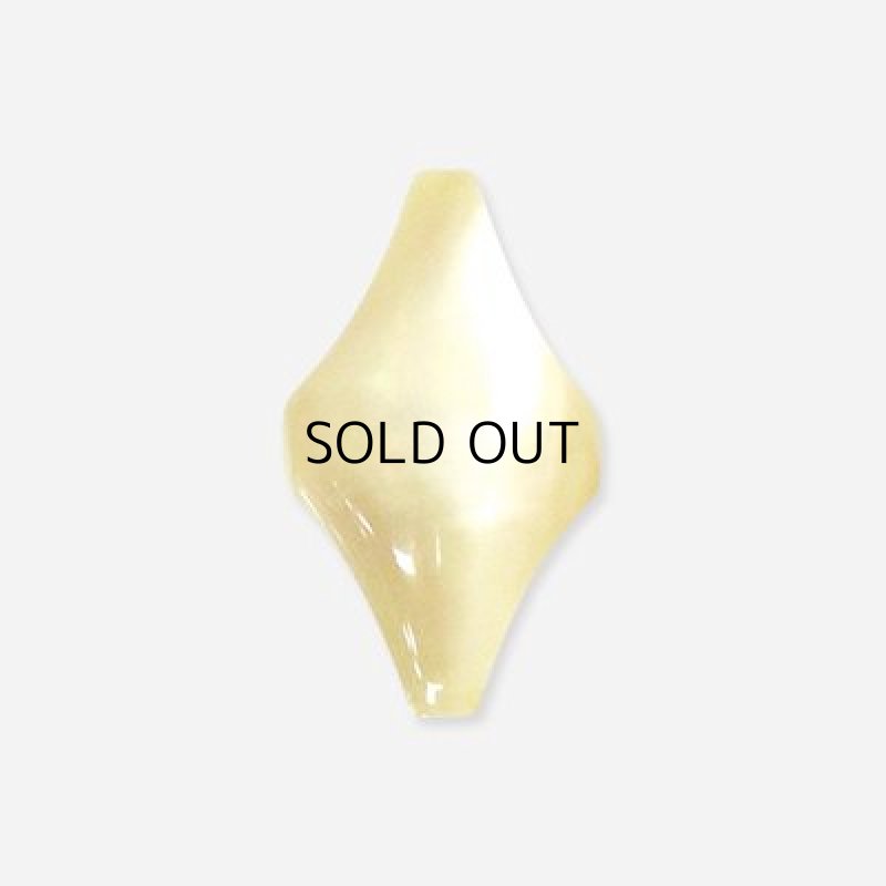 画像1: ゴールデンシェル(ダブレット) ロザンジェカボ 9x14mm (1)