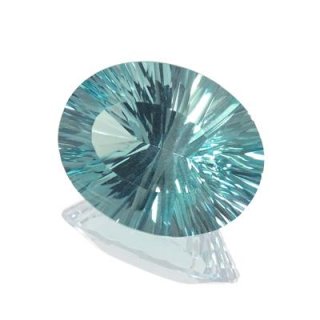 ブルートパーズルース　オーバルコンケーブカットのチャーム他　14kgf ブルートパーズルース オーバルコンケーブカットのチャーム他