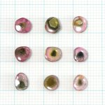 画像1: トルマリンバイカラー スライスタンブル 4-6mm (1)