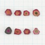画像1: トルマリンバイカラー スライスカット 5-8mm (1)