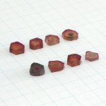 画像2: トルマリンバイカラー スライスカット 5-8mm (2)