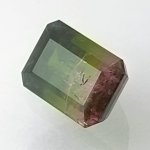 画像2: トルマリンバイカラー オクタゴンカット 10.3x14.8mm (2)